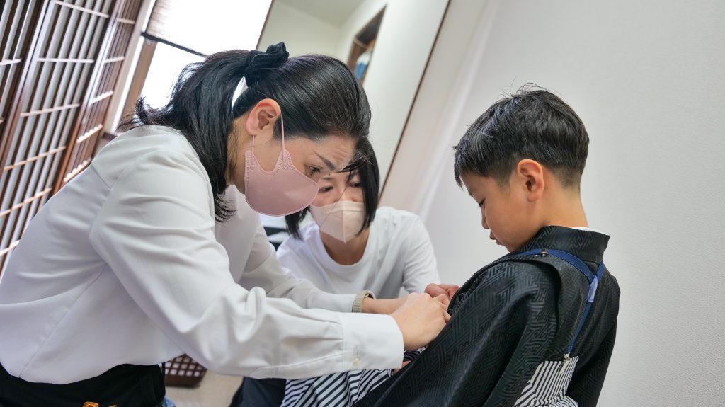 鎌倉レンタル着物 都 753 七五三 男の子 髪型 ヘアセット