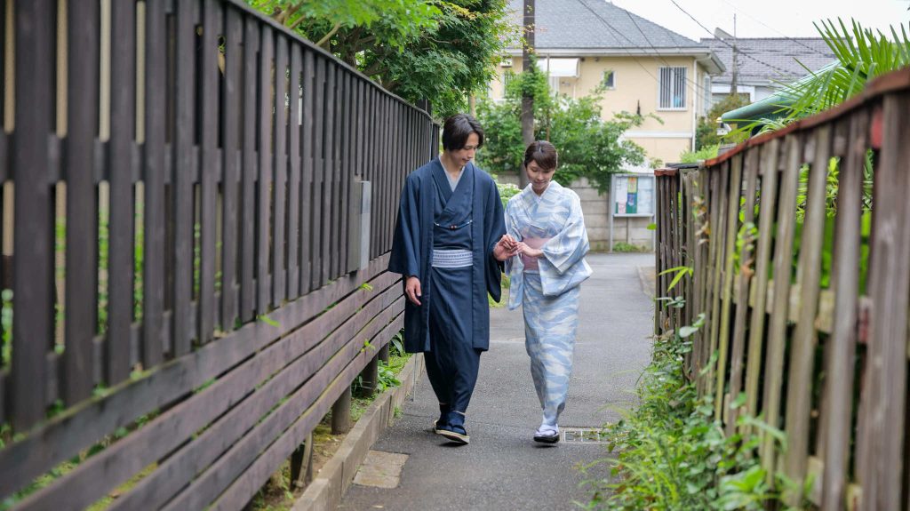 鎌倉男性女性レンタル着物夏